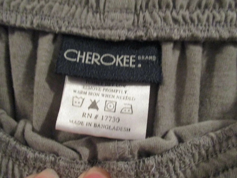 Cherokee Lounge sleep pants mens size M medium USED WORN gray 20-Y - Image 3 of 4
