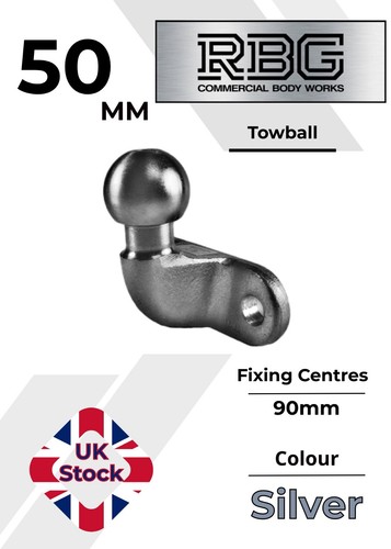 50mm Tow Ball Heavy Duty Standard Tow Hitch E approved 3.5t Gold/Black/Silver - Picture 11 of 35