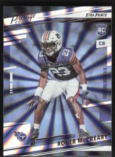 2022 Panini Prestige Xtra Points Sunburst Roger McCreary RC #333 Tennessee
