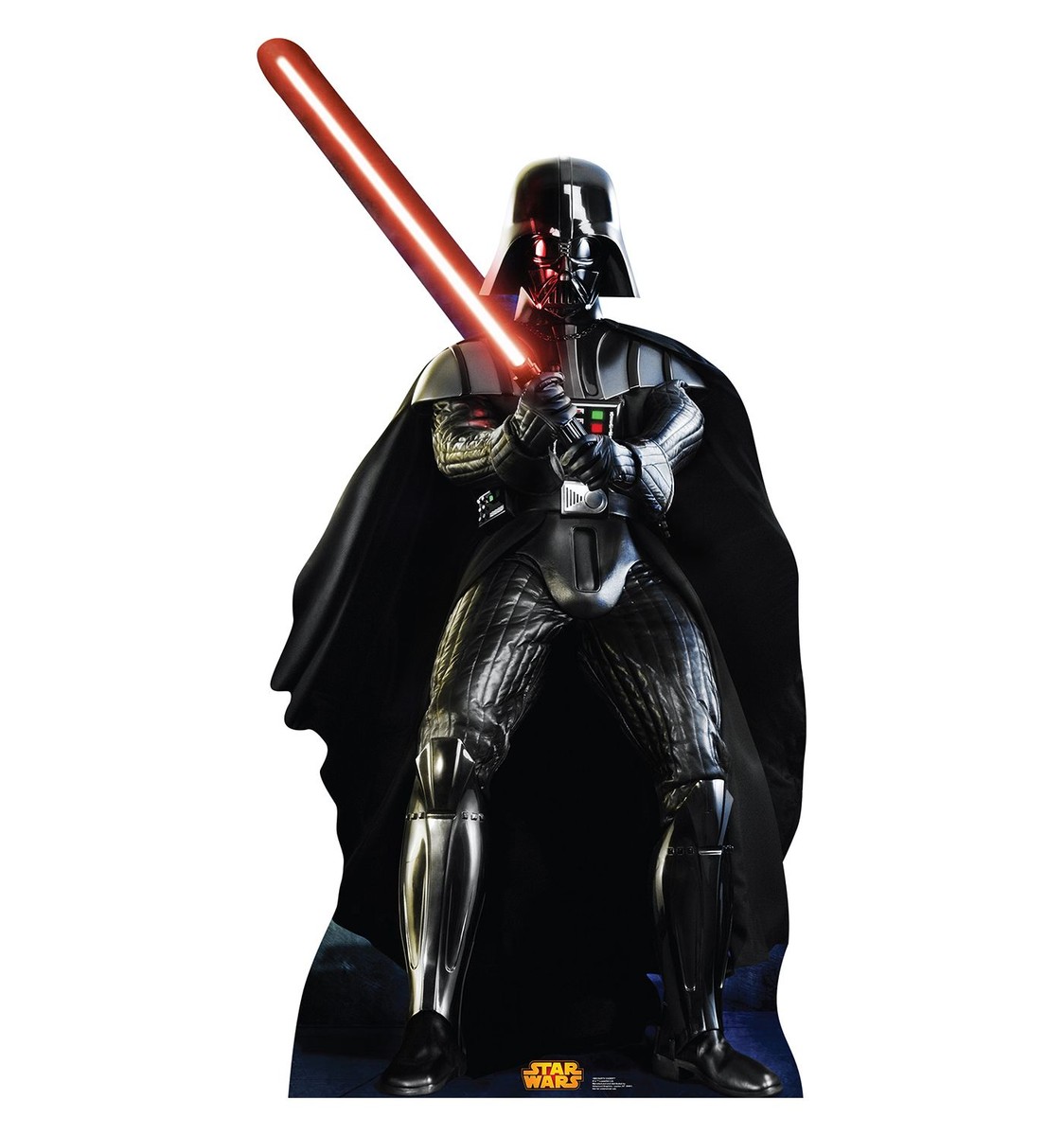 STAR WARS DARTH VADER LIGHT SABER LIFESIZE CARDBOARD STANDUP
