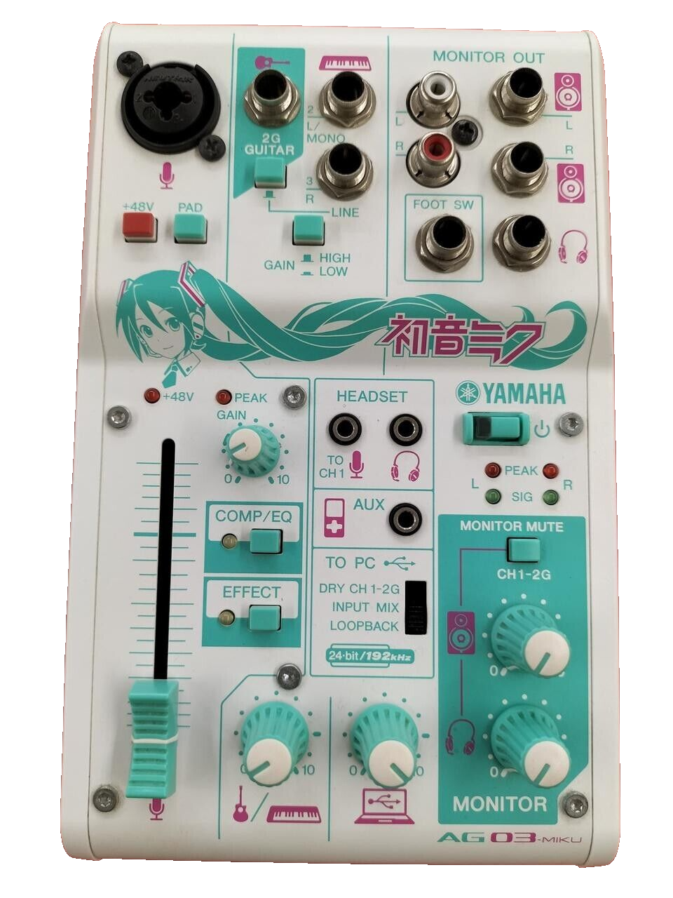 Yamaha+Ag03-miku+Webcasting+Mixer+3+Channel+Hatsune+Miku+JPN for