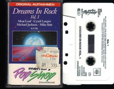 Dreams In Rock Vol. 1 RAR Rarität Meat Loaf Santana Journey TOP MC Kassette, 053