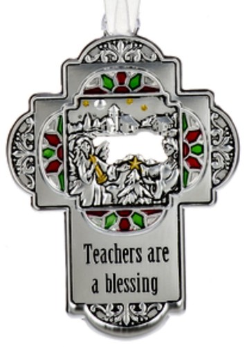 Metal Christmas Cross Tree Ornament YOU CHOOSE! Family Members Christian NEW! - Picture 12 of 20