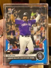 2021 TOPPS NOW Elias Diaz Walk-off #690 40/49 Blue