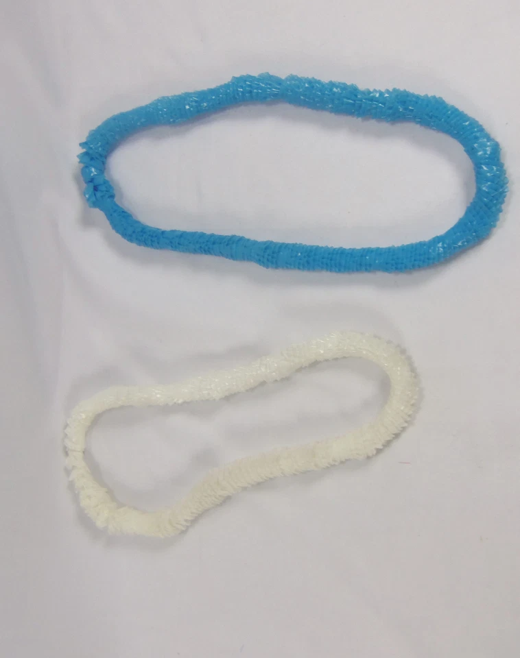 Hawaiano Decorativo Multicolor Tela Flores Lei y 8 Plástico Leis Foto 4 de 4