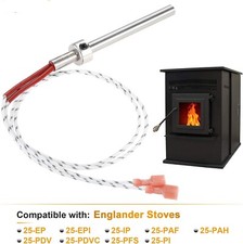 PU-CHA Accenditore Accenditore Stufa a Pellet 300W 4,75" per Englander Hot Rod 25-EP 25-IP