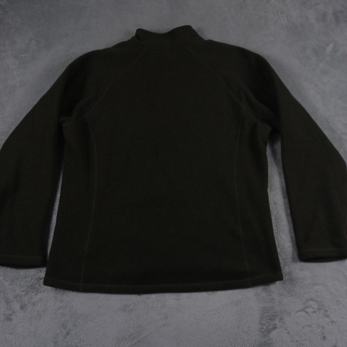 Smartwool Sweater Mens Large Green 1/4 Zip Wool Blend Pocket Outdoor Pullover - Picture 6 of 8
