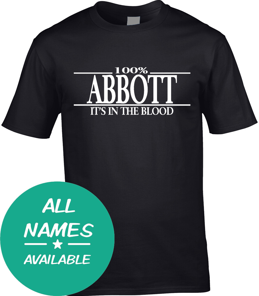 ALTRA T shirt uomo cognome 100% tutto qualsiasi regalo nome famiglia compleanno riunione personalizzata