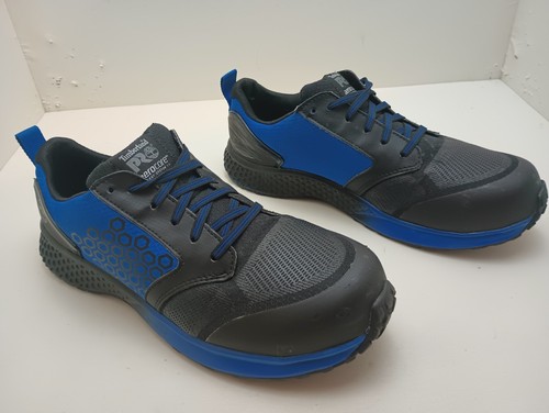 Timberland Pro Aerocore Alloy Toe Safety Shoes Black Blue Men's Size 11.5 M - Picture 2 of 11