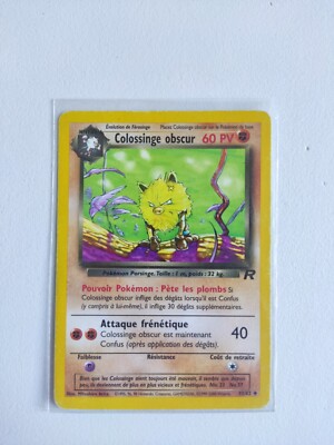 COLOSSINGE OBSCUR 43/82 - Wizards Team Rocket - FR - PCA 8