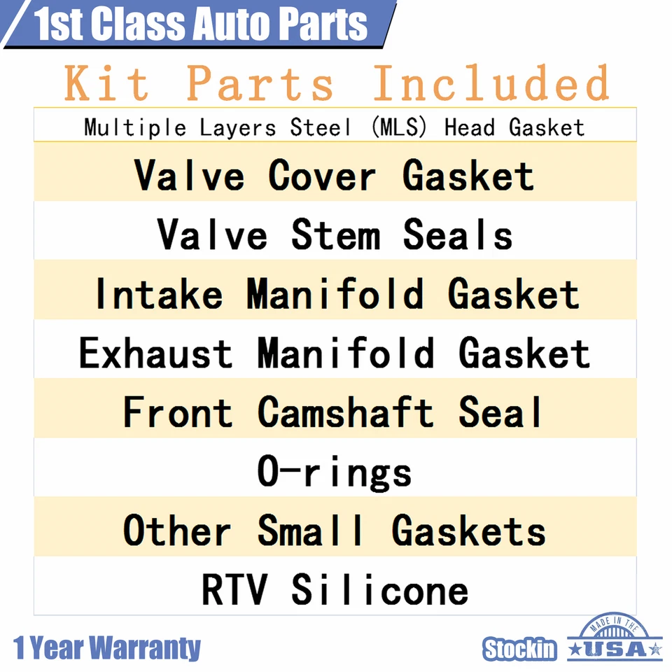 Juego de juntas de culata de motor para 10-20 Ford F-150 F-250 F-350 Super Duty 6,2 L V8 VIN 6 Foto 4 de 4