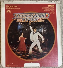 Saturday Night Fever, CED RCA SelectaVision Video Disc Movie Untested