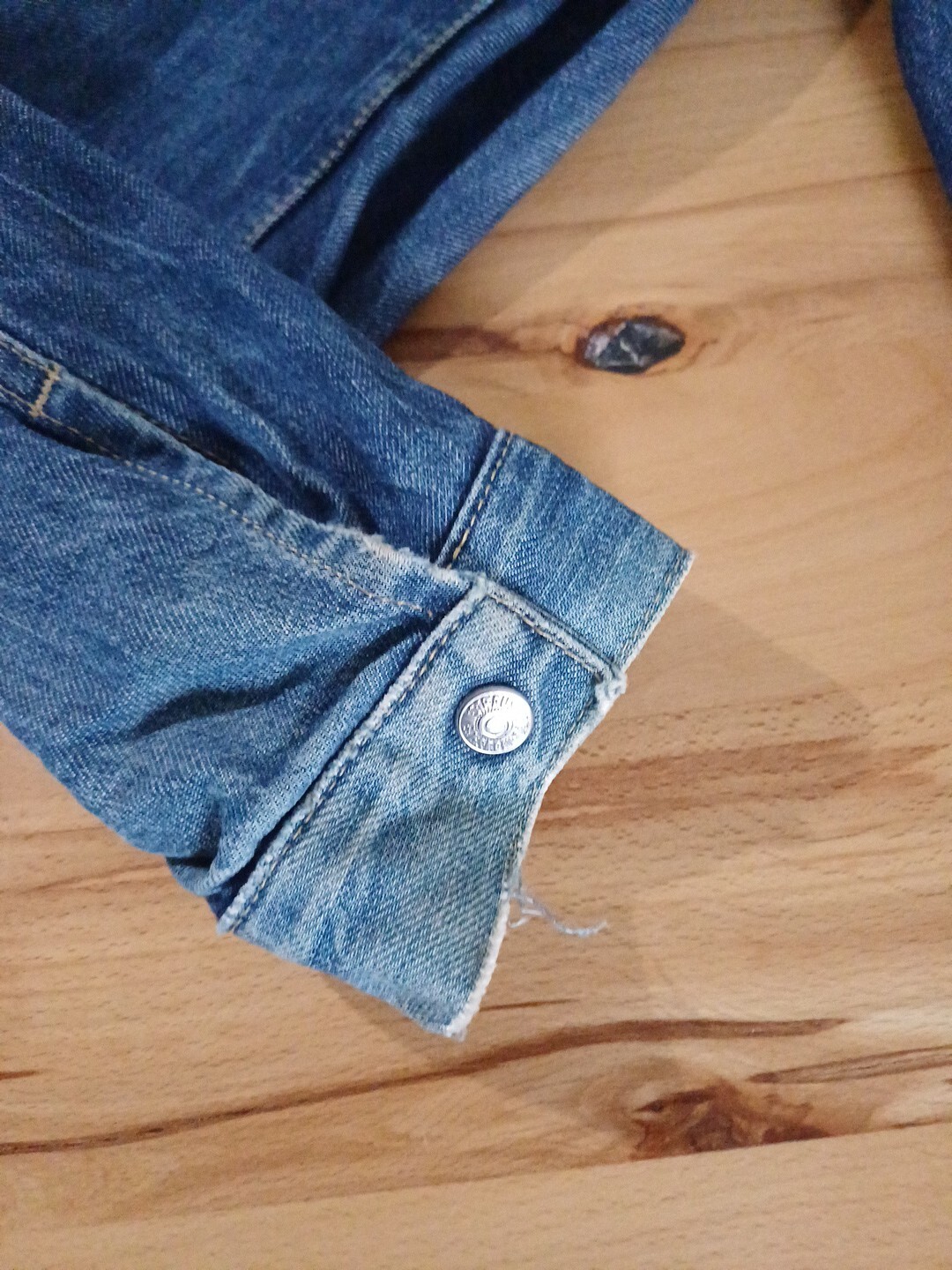 Levis Engineered Denim Jacket Large L MEDIUM BLUE… - image 7