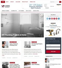 DFY PLUMBING WORDPRESS THEME FREE SETUP PRE-DESIGNED BANNERS AND ADS