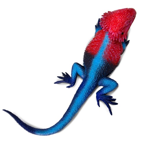 Mwanza Cabeza Plana Rock Agama Criaturas Increíbles Safari Spiderman Lagarto Juguete - Imagen 8 de 10