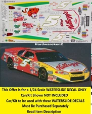 NASCAR DECAL # 5 KELLOGG'S 2000 MONTE CARLO TERRY LABONTE SLIXX 1/24