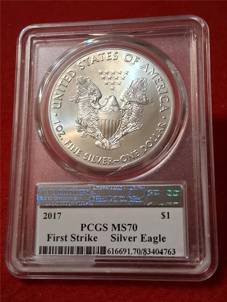 American Eagle MS 70 Graded 2017 Silver Bullion Coins for sale | eBay