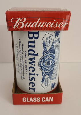 Budweiser Glass Can 10 oz. 2017 Anheuser-Busch NEW!