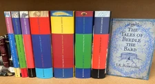 Harry Potter 1st Edition Hard Cover Set Bloomsbury J K Rowling 8 Books  ID4548