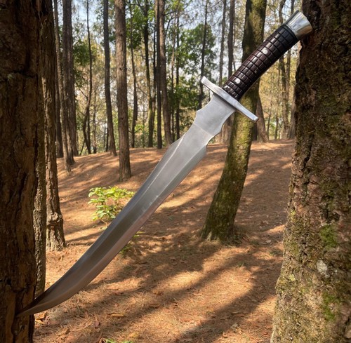 Custom Handmade Carbon Steel Blade Unique Gurkha Sword | Hunting | 26 inches - Picture 4 of 8