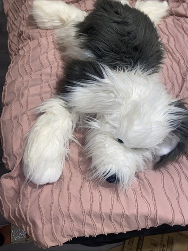 Schöner alter englischer Schäferhund Dulux ad Floppy Hund Plüschtier Stofftier 2 Fuß lang Okt