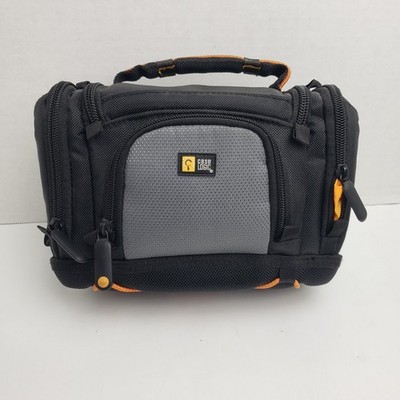 Case Logic SLCC-2 Digital Camera Bag Camcorder Case Black Orange No Strap