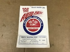 Vintage Auto Races - Berlin Raceway Official Program - June 14, 1956 Vintage Auto Races - Berlin Raceway Official Program - June 14, 1956