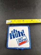 Vtg Diet Pepsi Uh Huh! Slogan Employee Patch Rare  *8