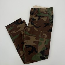 Polo Ralph Lauren Slim Fit Woodland Camo Military Crew Cargo Pants 33x30 Mens