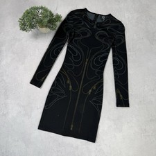 Alexander Mcqueen Women Mini Dress Black Size XS