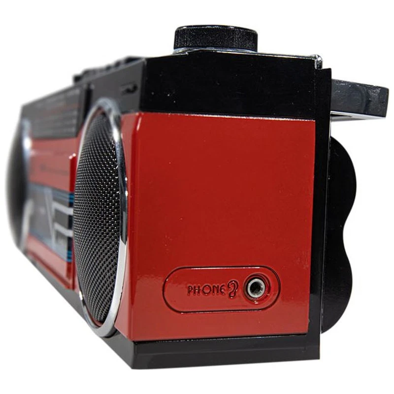 Radio Registratore con CASSETTA TREVI RR 501 BT Rosso Bluetooth Stereo USB SD, fotografia 6 di 9