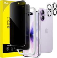 "Jetech Sichtschutz Schutzfolie FüR Iphone 17 6,3\" Anti-Spy 2 StüCk Mit"