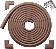 Roving Cove HeftyFit Edge Corner Protector Baby Large 15 feet, Coffee Brown