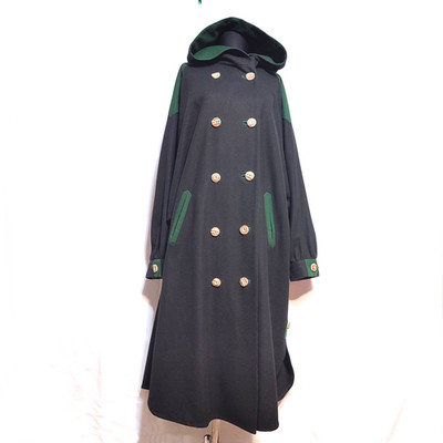 Hammerschmid Trachten Womens Coat Poncho Hooded Wool Germany Loden Size 36