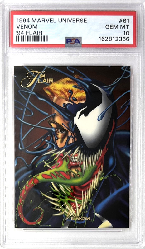 1994 Marvel Universe '94 Flair Venom #61 PSA 10 GEM MT