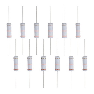 12 Pcs 39K ohm Resistor 5 Watt Metal Film Fixed Resistor for Breadboard