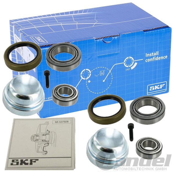 2X SKF Radlagersatz Vorne FüR Mercedes C Klasse W202 E Klasse W210 SLK CLK-image