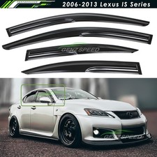 For 2006-2013 Lexus Is250 Is350 Is-f Jdm Mugen Style Window Visors Rain Guards