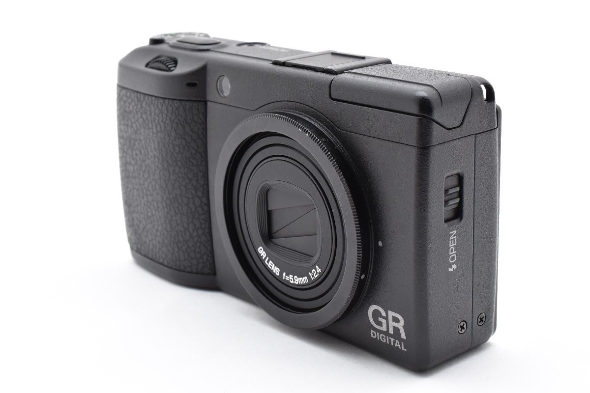 Exc + ]Ricoh GR Digital II 10MP Compact Camera Black w/ Charger