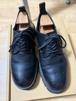Hender Scheme Command Blucher schwarz 27,5 cm elegante Herrenschuhe...