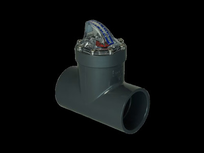 H2Flow Controls FV-3 FlowVis Flow Meter 3 inch Sch80 Pipe with Sch80 Tee