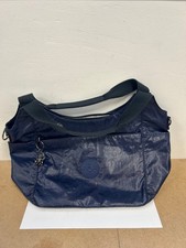 Kipling Blue Handbag, Nylon Shoulder Bag with Zip Closure - Z#1110