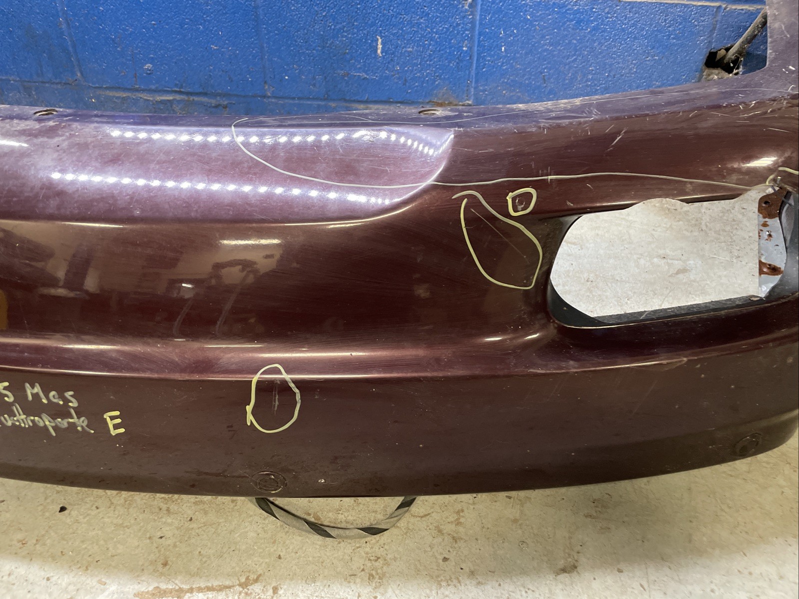 Maserati Quattroporte 2004-2008 Rear Bumper P/N 980139430