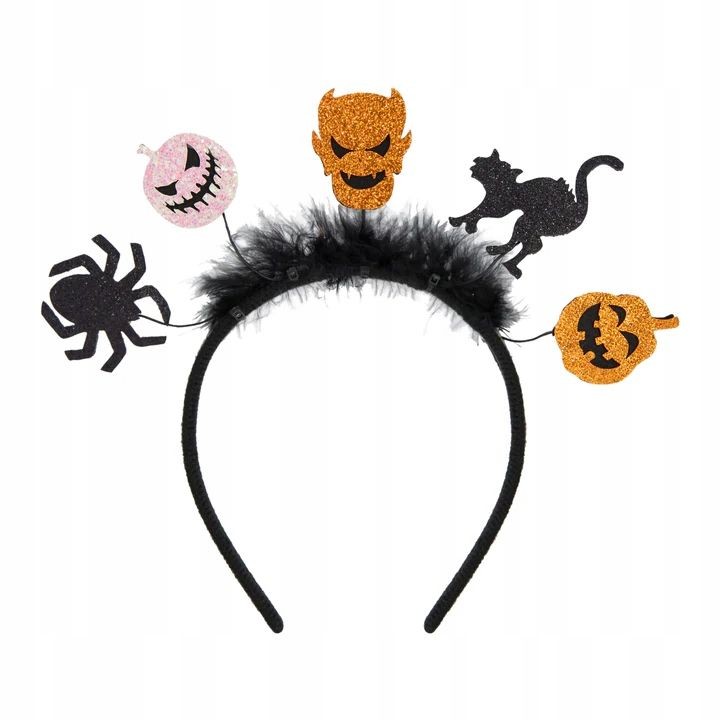 Diadema gorro de bruja calabaza araña gato carnaval disfraz accesorios
