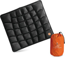 Inflatable Seat Cushion for Airplane  Travel   Portable Inflatable Pad with Bui