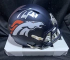 Troy Franklin Signed Mini Helmet Beckett Certified