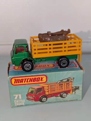 1976 Matchbox Lesney Superfast No.71 Cattle Truck