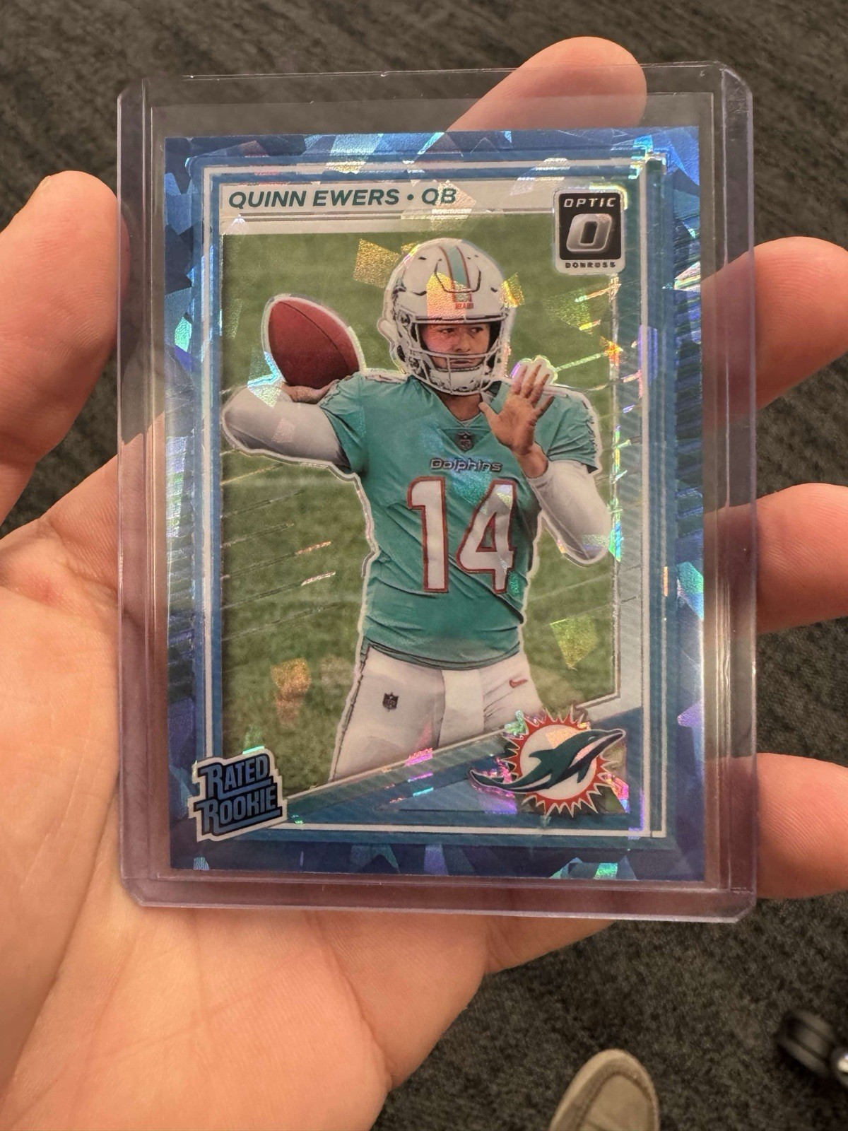 2025 Optic Quinn Ewers Blue Cracked Ice 5/15 #213