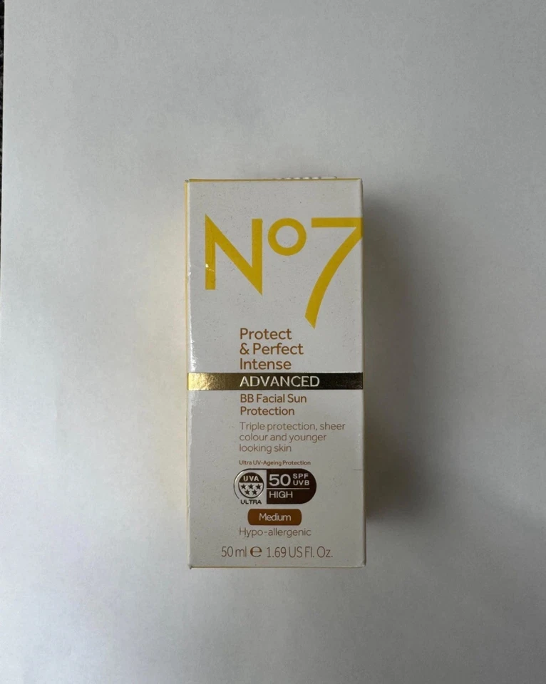 No7 Protect & Perfect Advanced Facial Sun Protection SPF50 Medium 50ml