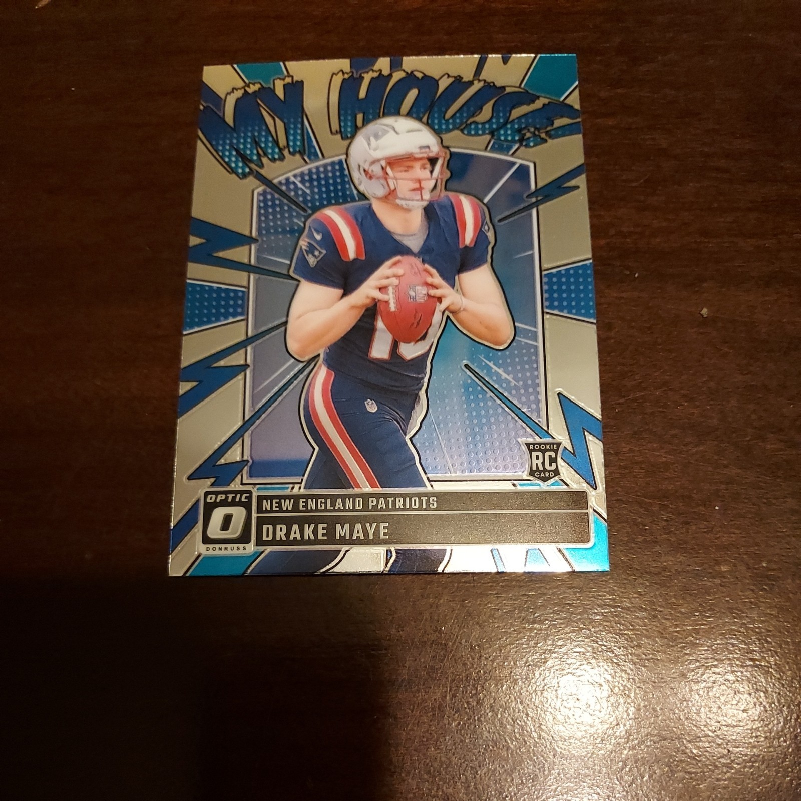 DRAKE MAYE 2024 DONRUSS OPTIC MY HOUSE! ROOKIE PATRIOTS RC